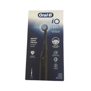 Oral-B iO Series 2 Rechargeable Electric Toothbrush Black Onyx Type 3757 New